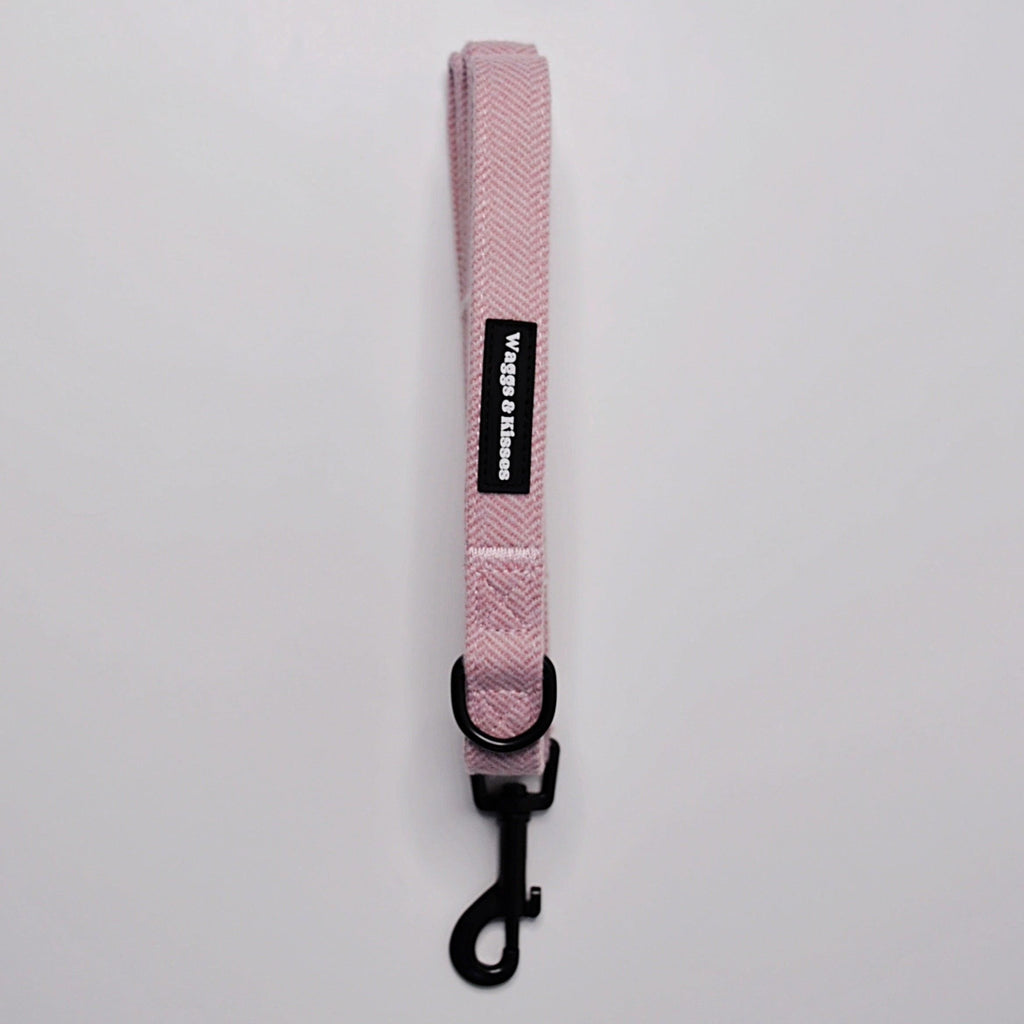 Cherry Blossom Tweed Dog Lead By Waggs And Kisses UK